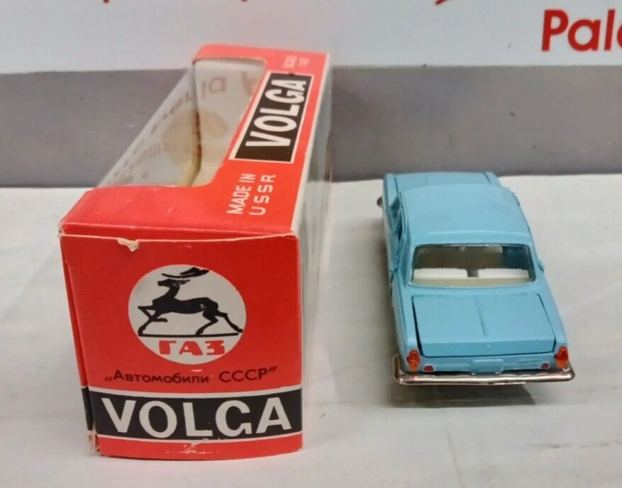 VOLGA GAZ 24 1/43 - BLU CHIARO MADE IN USSR - Immagine 3 di 4