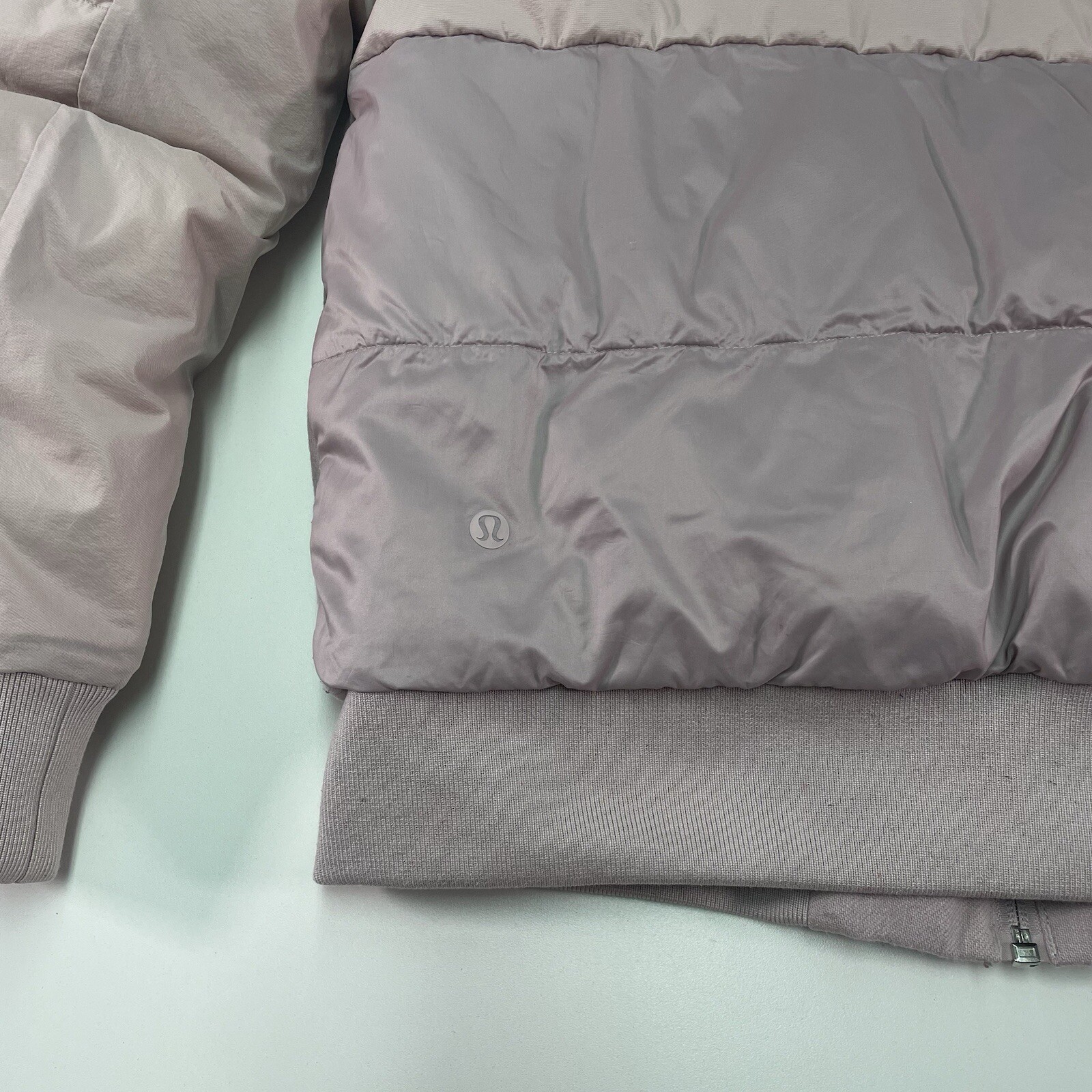 Lululemon Reversible Wool Down Puffer Bomber Jack… - image 10