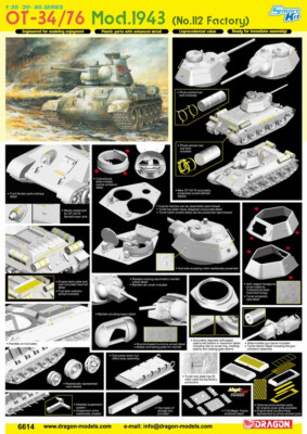 Dragon 6614 - OT-34/76 Mod. 1943 - No 112 Factory