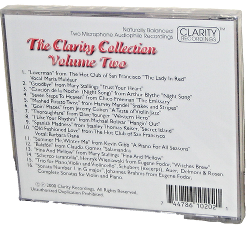 CLARITY CD CCD-1020: Clarity Collection Volume 2 - Various - 2000 USA OOP SEALED - Picture 2 of 2
