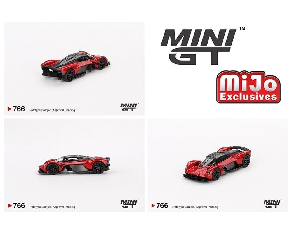 MINI GT アストンマーチン・ヴァルキリー チェイスカー Mini GT 1:64 Diecast Model Car Aston Martin Valkyrie Maximum