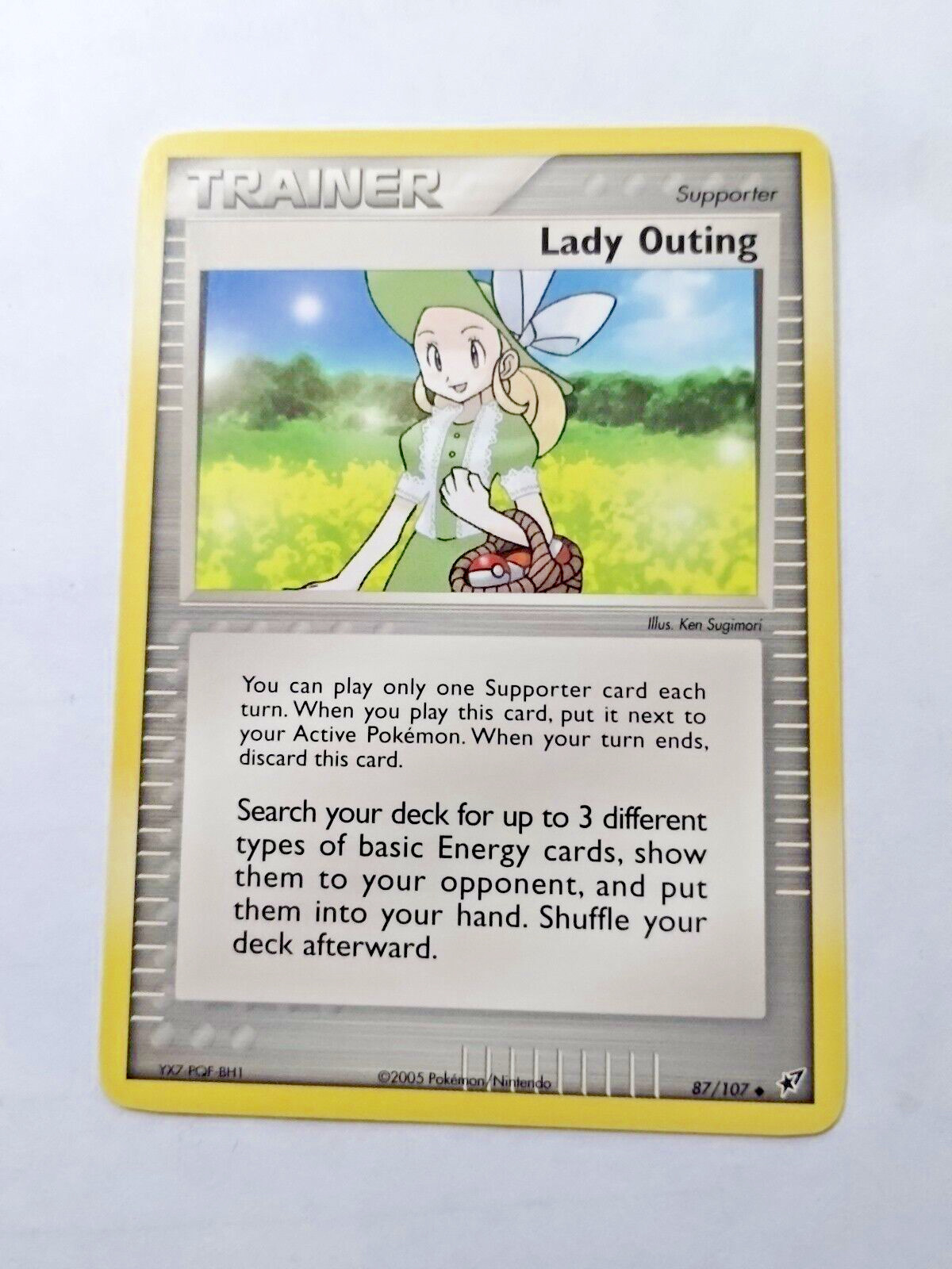 Pokémon TCG Lady Outing EX Deoxys 87/107 Regular Uncommon - Uncirculated