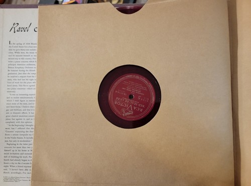 Leonard Bernstein - Ravel Concerto for Pianos & Orchestra (RARE)3 Red LPS - Picture 5 of 10