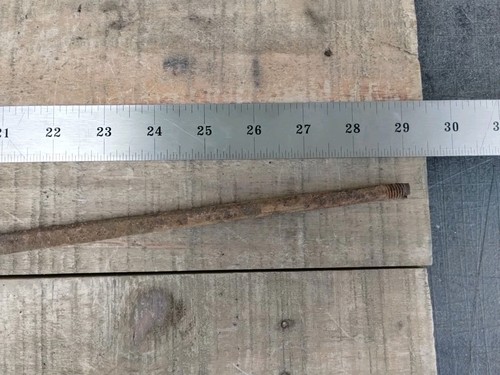 Antique 29" Hog Splitter Meat Cleaver ..Rustic & Lightly Pitted - Picture 3 of 12
