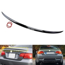 Schwarz Lackiert Heckspoiler passend für BMW 3er Cabriolet E93 2 Türer 2007-2013