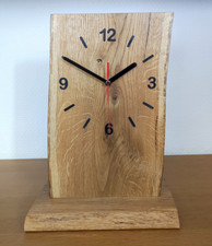Tischuhr Standuhr Kaminuhr Holzuhr Unikat Eiche