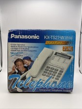 Panasonic KX-TS27-w 2-Line Corded Integrated Telephone System Speakerphone