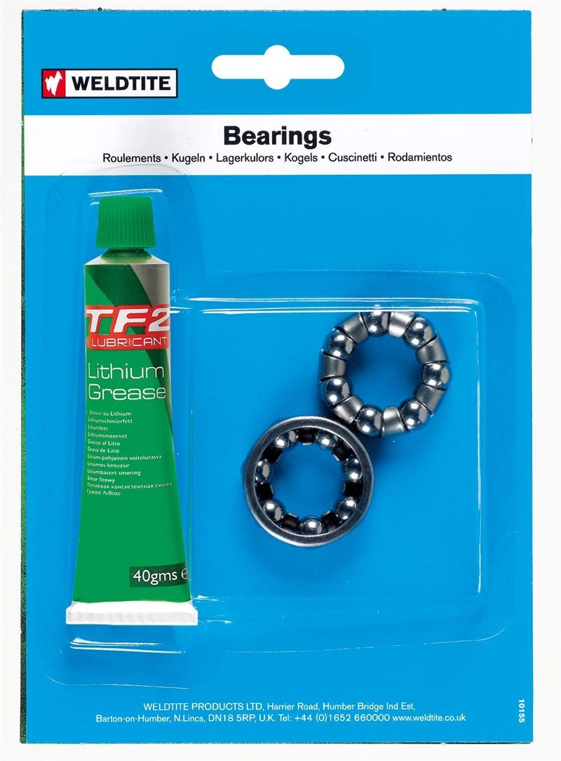WELDTITE 1/4"" Rear Hub Caged Bearing & Grease