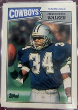 1987 Topps - Herschel Walker #264 Running Back in Dark Blue (RC)