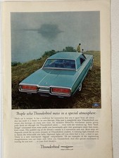 1964 Ford Thunderbird Print Ad Special Atmosphere