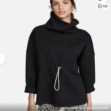 Varley Black Hoodie with Drawstring