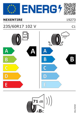 Étiquette pneumatique