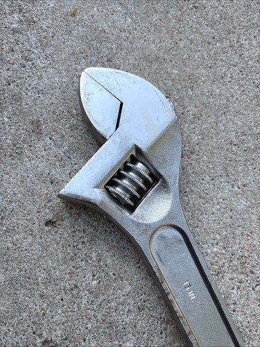 VINTAGE CHANNELLOCK 15" ADJUSTABLE CRESCENT WRENCH MEADVILLE, PA USA # 815 - Picture 2 of 7