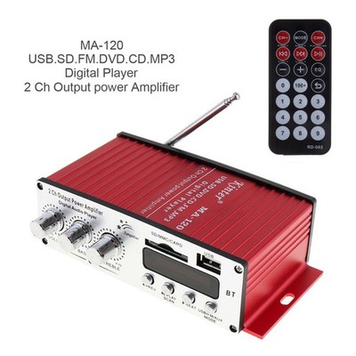 20W X 2 2 Channel Mini HIFI Power Amplifier Audio Stereo Amp Home Car FM Radio