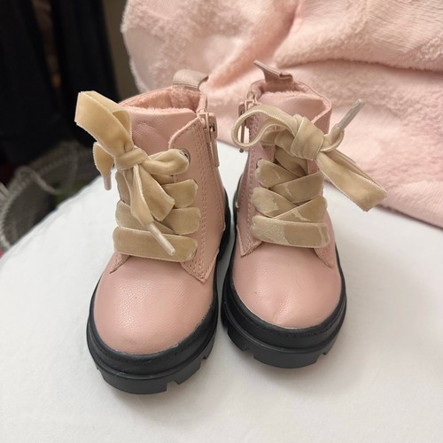 H&M Disney Bebé Minnie Mouse Botas Forradas Cálidas Talla 2.5-3.5 Rosa - Imagen 5 de 7