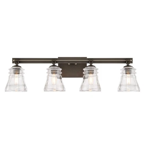 Minka Lavery 2734 Graham Avenue 4 Light 31"W Bathroom Vanity - Smoked Iron / - Picture 1 of 3