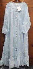 Eileen West Nightgown Robe Womans 2XL Moonlight Sonata Lace Cottage Romantic