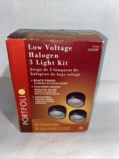 Portfolio Low Voltage Halogen  3 Light Kit 64569