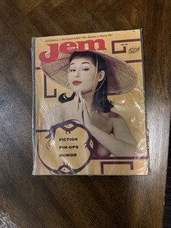 Vintage JEM Magazine Feb 1958 – Men’s Humor & Fiction Pin Up Era Collectible