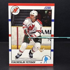 1990-91 Score American #62 Viacheslav Fetisov RC Rookie New Jersey Devils