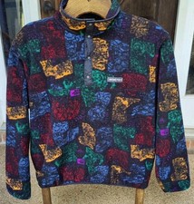 Obermeyer Fleece Jacket LS Full Zip Pocket Polyester (Men's Large) Made in USA
