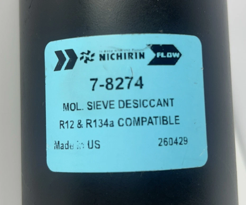 Nichirin 7-8274 A/C Receiver Drier PC2268 R12 R134a photo 2