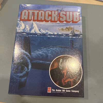 Attack Sub - Game of Contemporary Submarine Warfare - Avalon Hill Nr. 886