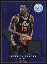 Derrick Favors 2012-13 Panini Totally Certified Red Materials Jersey 1 color