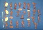 Mixed Lot of Jungle Natives, Tamba,... from 1967 Marx DAKTARI Playset, #3720