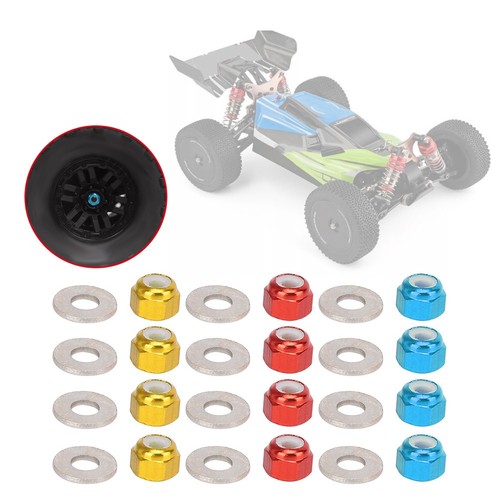 Tuerca de bloqueo hexagonal de rueda apta para wltoys 1/14 144001 accesorio de actualización de coche de radiocontrol - Imagen 4 de 7