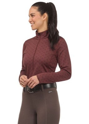 Kerrits Snaffle Links Fleece Half Zip - Amberspice