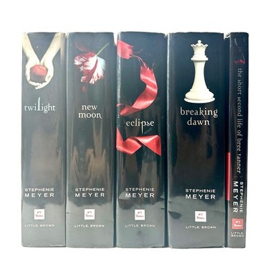 Twilight Saga 5 Book Set 1st Edition New Moon Eclipse Breaking Dawn Bree Tanner