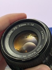Canon New FD 50mm F1.8 Manual Focus Camera Lens Prime 50mm Breech Lock Japan