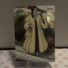 2025 Topps Chrome Disney Cruella De Vil Base Card | 101 Dalmatians Villain