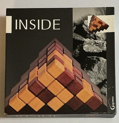 Gigamic 2007  INSIDE  Board Game Wood Blocks Pyramid Strategy France