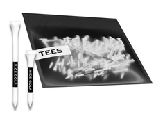 VICE Golf Tees 60 Driver Tees & 15 Short Tees One Size White
