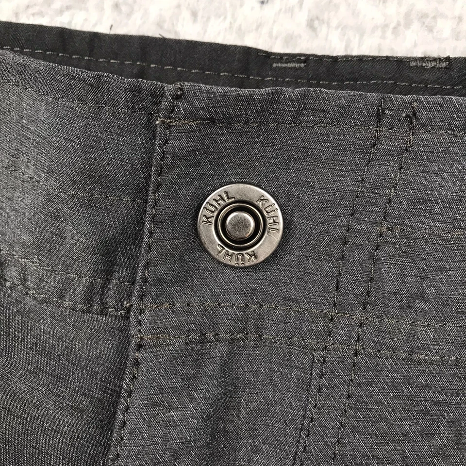 KUHL Shift Amphibia Shorts Mens 32 Gray Hybrid Performance 9" Lighweight Chino - Image 4 of 4