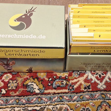 Jägerschmiede Lernkarten Jagd Lernkartei Box...
