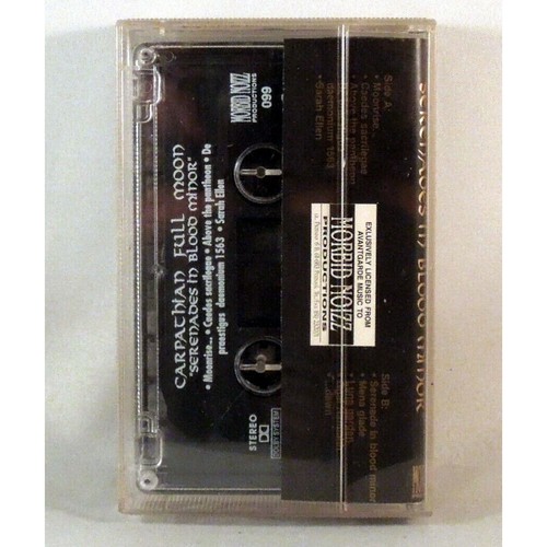 - CARPATHIAN FULL MOON Serenade In Blood Minor Cassette Morbid Noizz 1996 099 - Foto 5 di 6