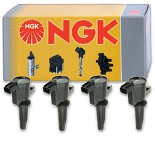 4 Pcs Ngk Ignition Coil For 2003-2011 Ford Focus 2.0l 2.3l L4 - Spark Plug Zk