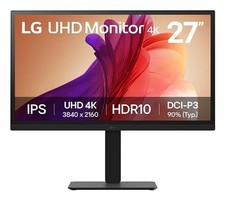 LG 27BA45U-B 27" 4K Ultra HD Monitor 3840x2160 IPS Display Nero for PC Desktop