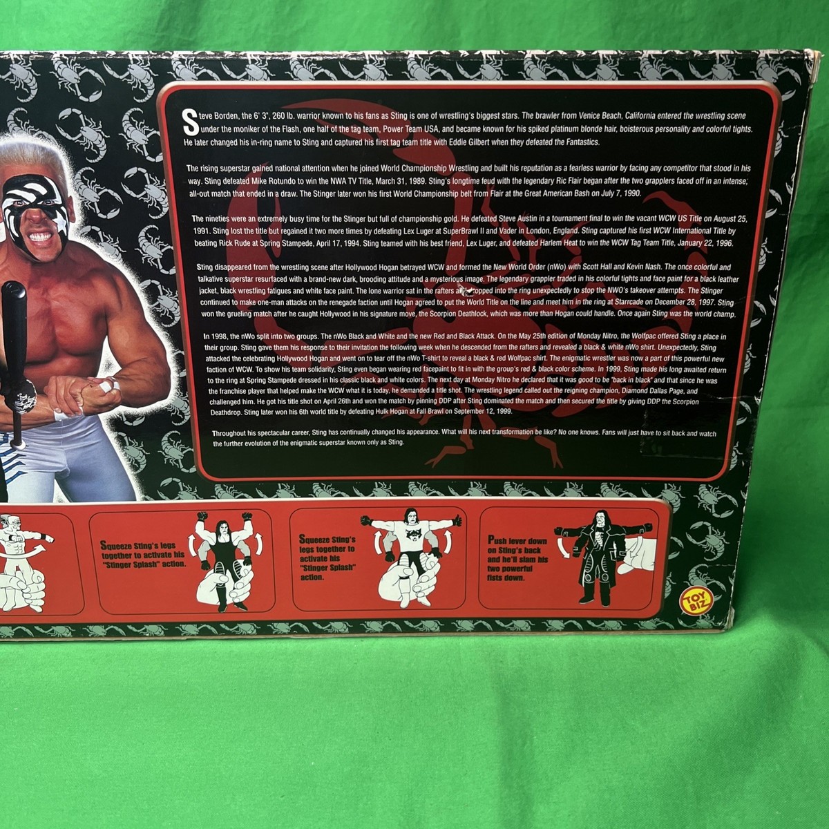 スポーツ WCW THE EVOLUTION OF STING WCW The Evolution of Sting Action Figure Set
