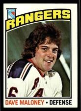 1976-77 Topps Dave Maloney #181 - New York Rangers