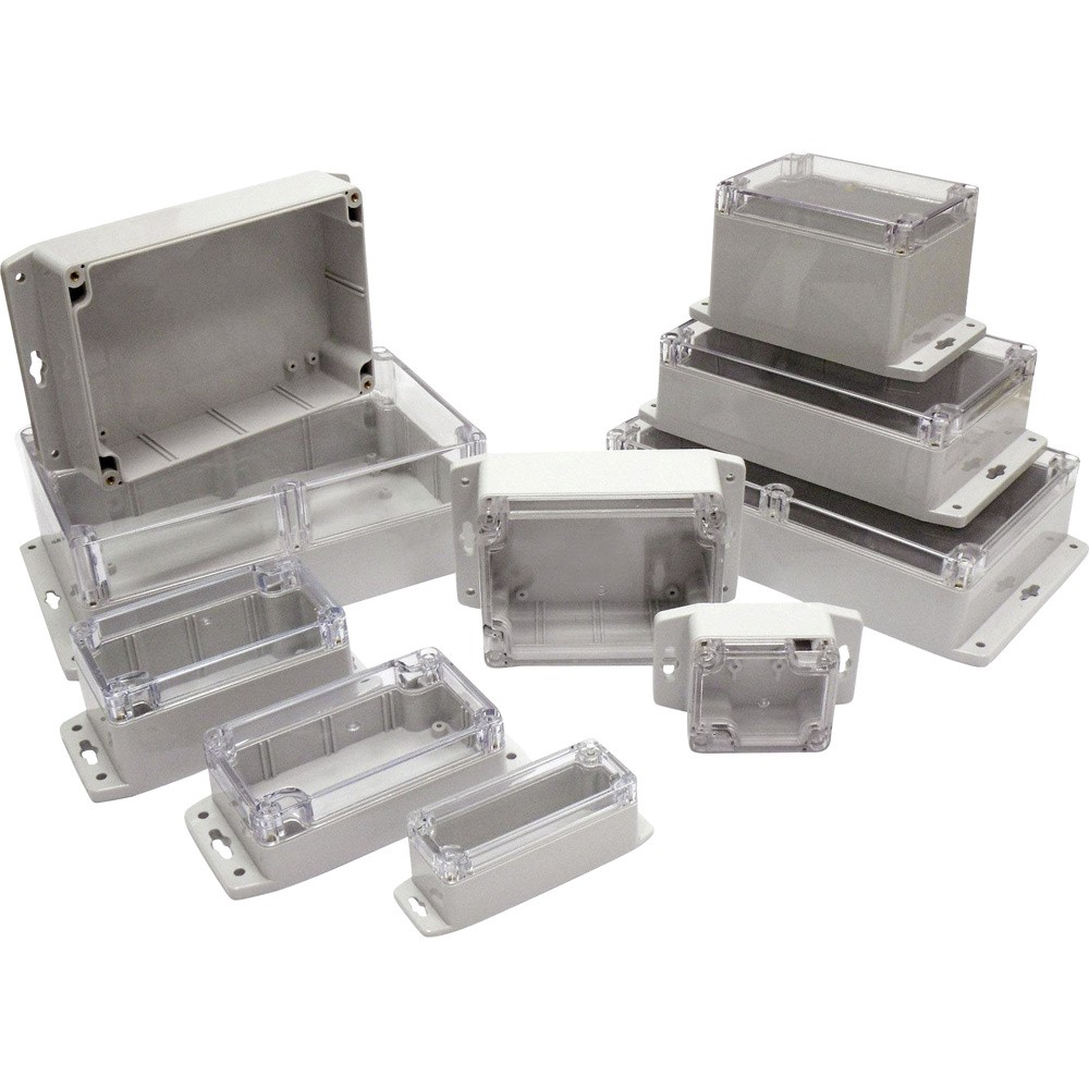 Gainta  G203CMF Universal-Gehäuse 115 x 65 x 40  Polycarbonat  Hellgrau, Klar...