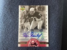 2005 NFL Legends Football Dan Dierdorf Autograph Cardinals