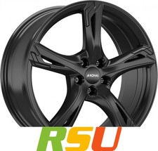 4x Ronal R62 jetblack 8x19" ET45 LK5 112 ML 76 Alufelgen 19 Zoll