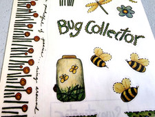 Vintage Sweetwater Bug Collector Stickers Karla Eisenach 2001 Clear Scrapbook