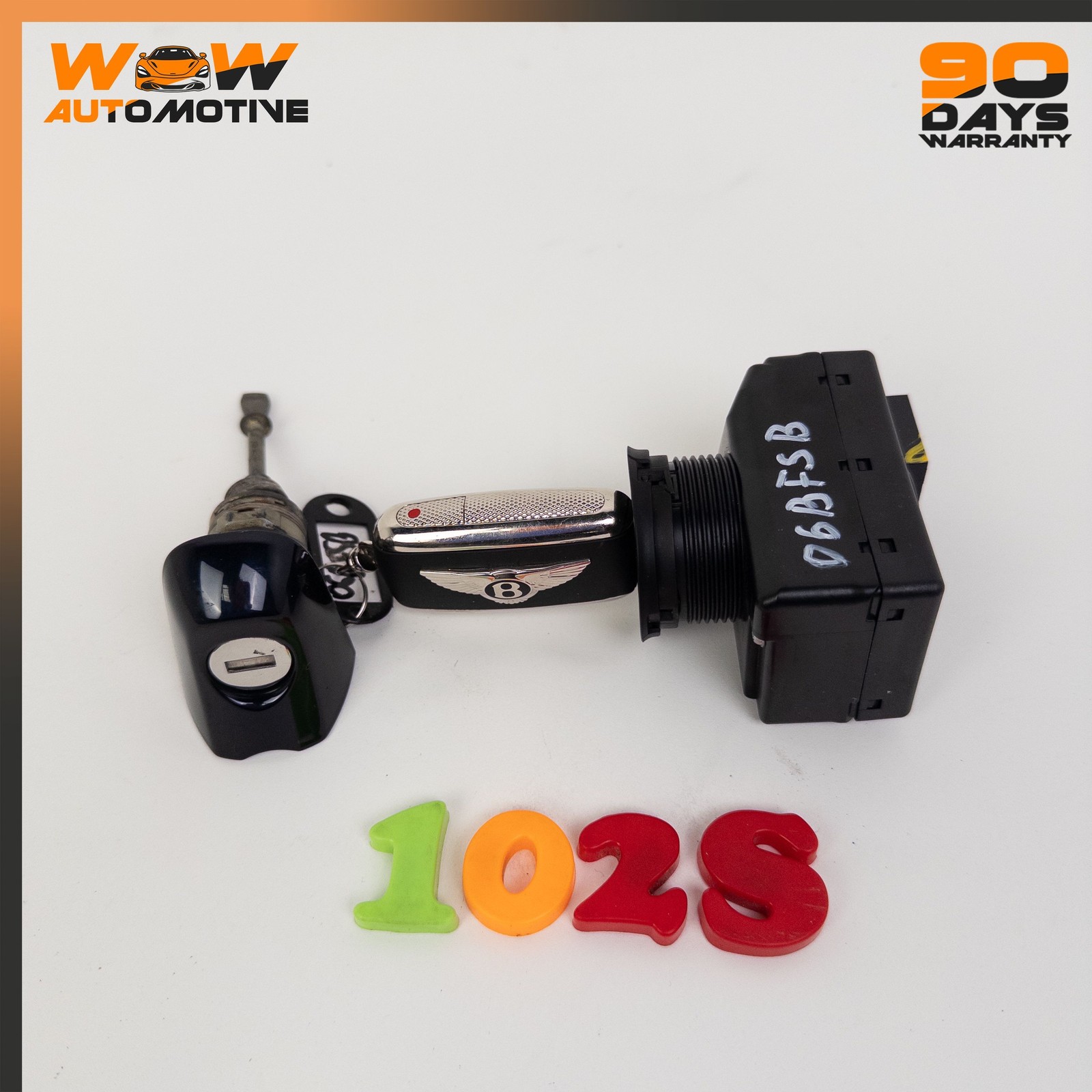 04-19 BENTLEY CONTINENTAL FLYING SPUR IGNITION STARTER SWITCH MODULE KEY OEM