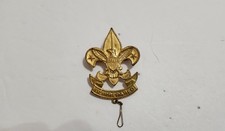 VINTAGE - BSA Boy Scouts First Class Rank Eagle Shield Be Prepared Gold