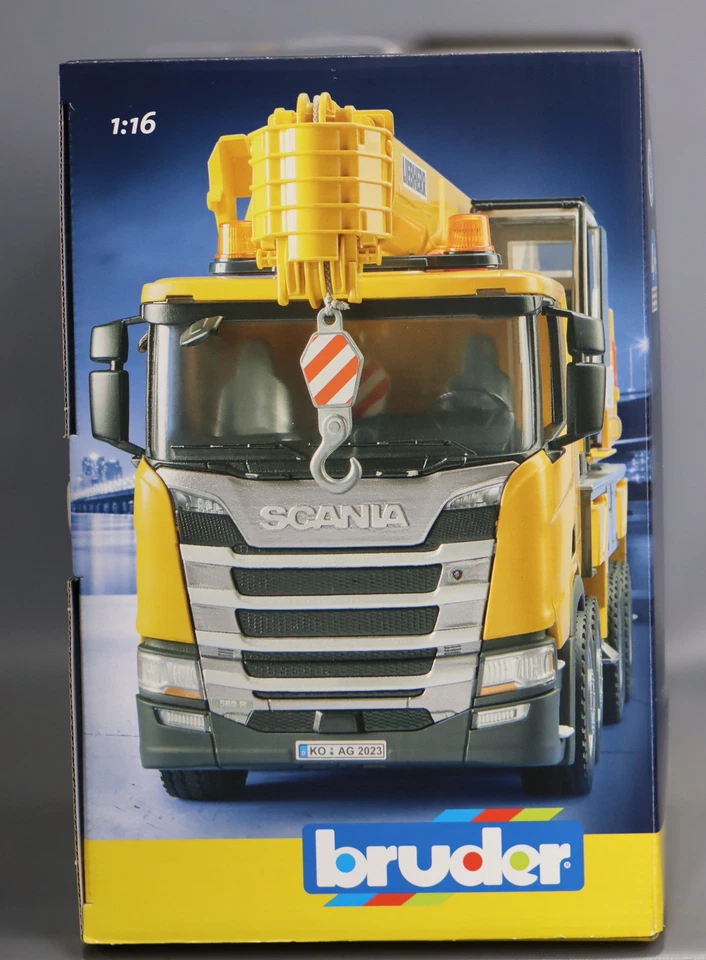 Camión grúa Bruder 1/16 Scania Super Liebherr - Edad 2-4 años, 5-7 años Foto 4 de 4